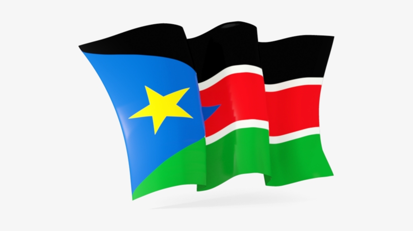 Picture Of South Sudan Flag - South Sudan Flag Waving, transparent png