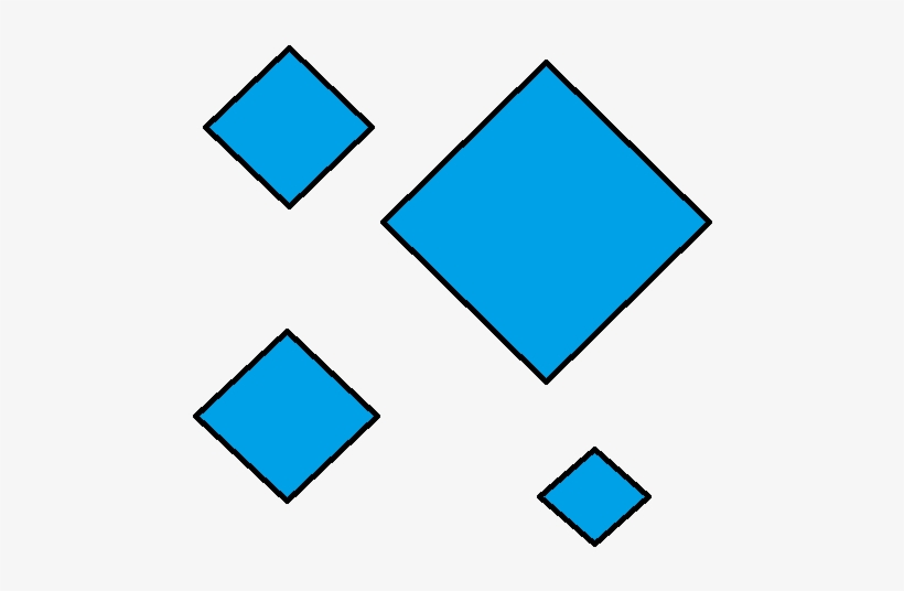 Blue Diamonds With Transparent Background - Ballyvaughan, transparent png