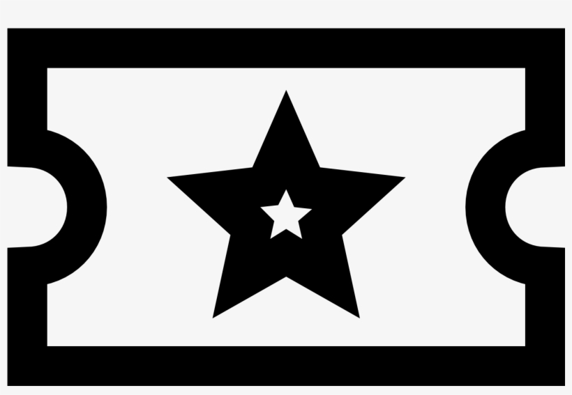 Starred Ticket Icon - 車票 圖標, transparent png