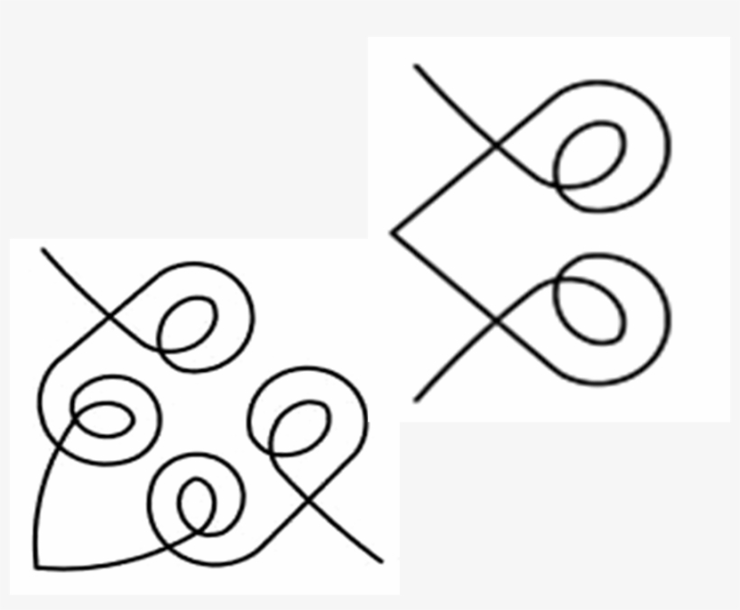 Heart Scroll Border W/corner - Line Art, transparent png