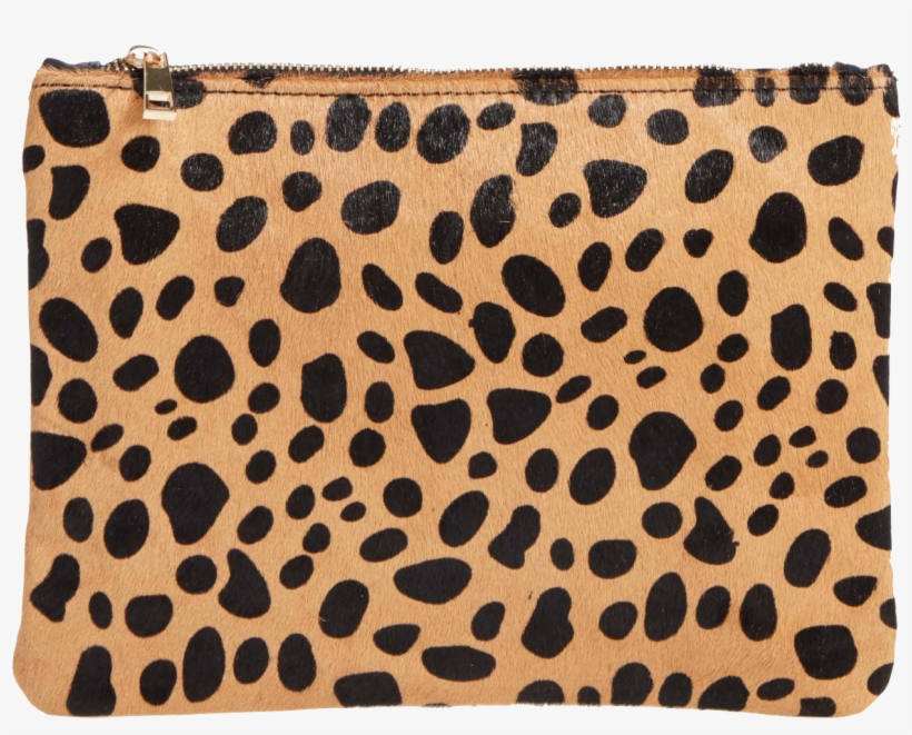 Leopard Print Clutch - Bp Leopard Print Genuine Calf Hair Clutch, transparent png
