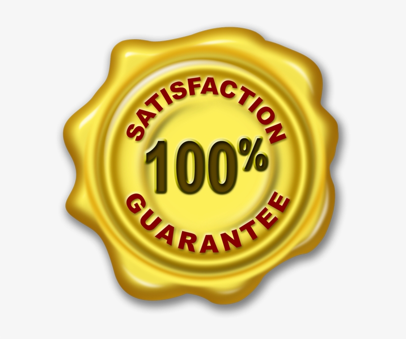 Satisfaction Guarantee Wax Seal - 100 Satisfaction Guaranteed Png, transparent png