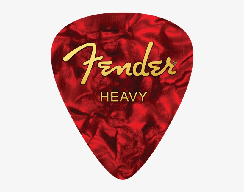 Fender Heavy Pick Shaped Computer Mouse Pad - Red Celluloid Guitar Pick, transparent png
