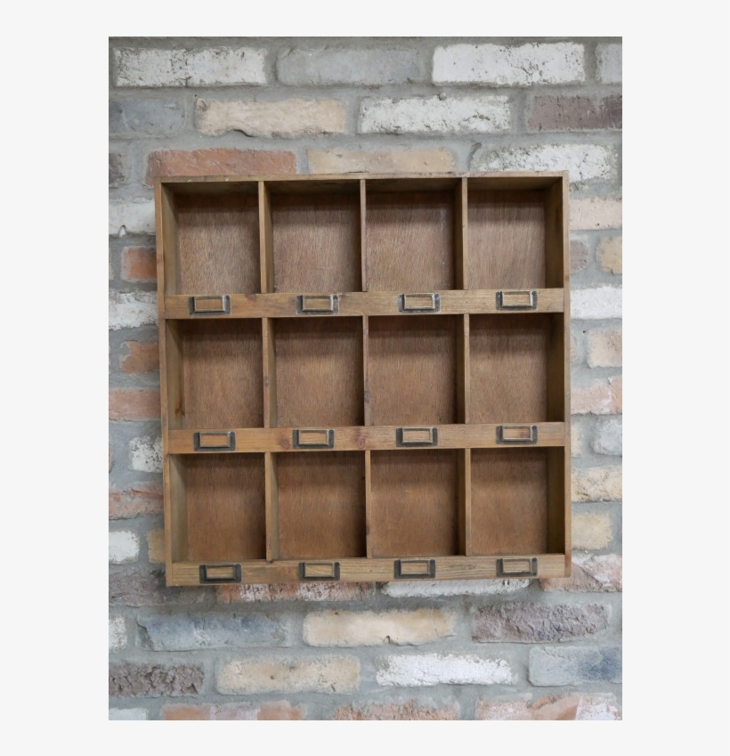 Wall Mounted Pigeon Hole Storage Unit - Shelf - 1152x768 PNG Download