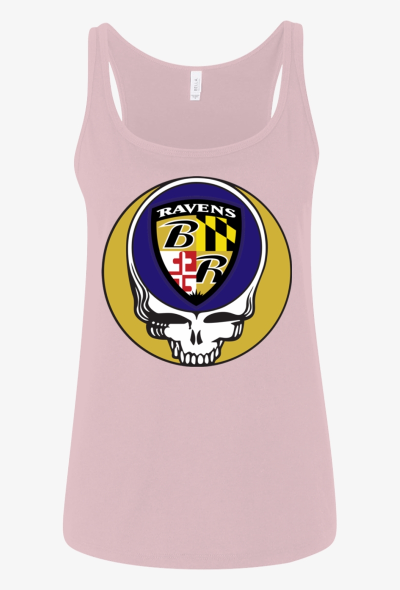 Ravens Shield Grateful Dead Design Ladies' Relaxed - Active Tank, transparent png