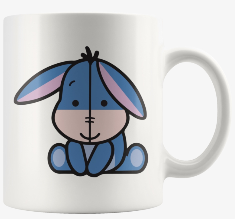 Winnie The Pooh Disney Mug - Winnie The Pooh Eeyore Chibi, transparent png