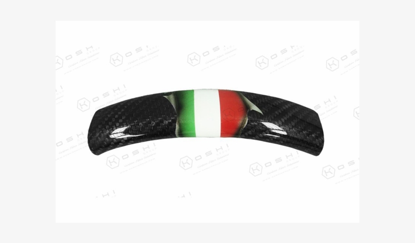 Abarth 500 Carbon Fibre Steering Wheel Cover With Italian, transparent png