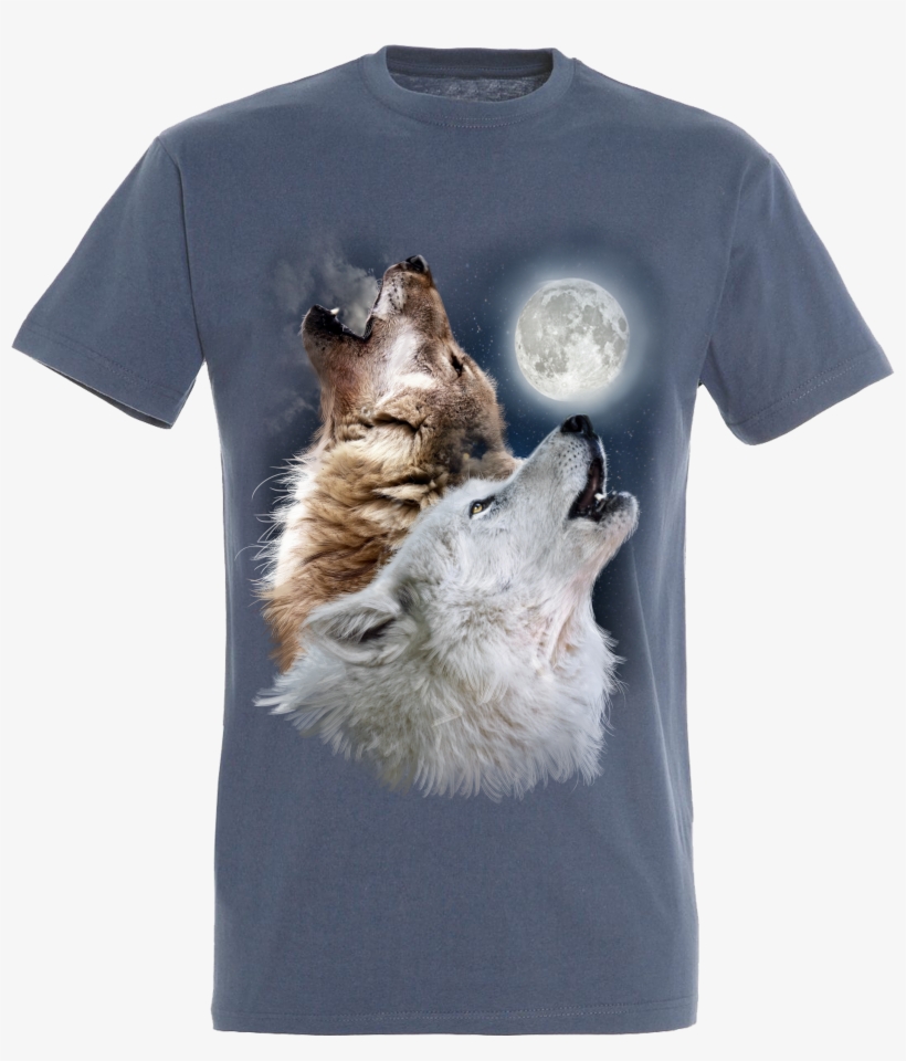 Wolf Howling T-shirt - Wolfdog, transparent png