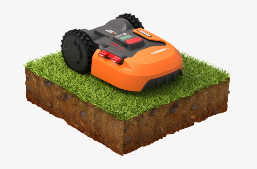 Robotic Lawn Mower - Worx, transparent png
