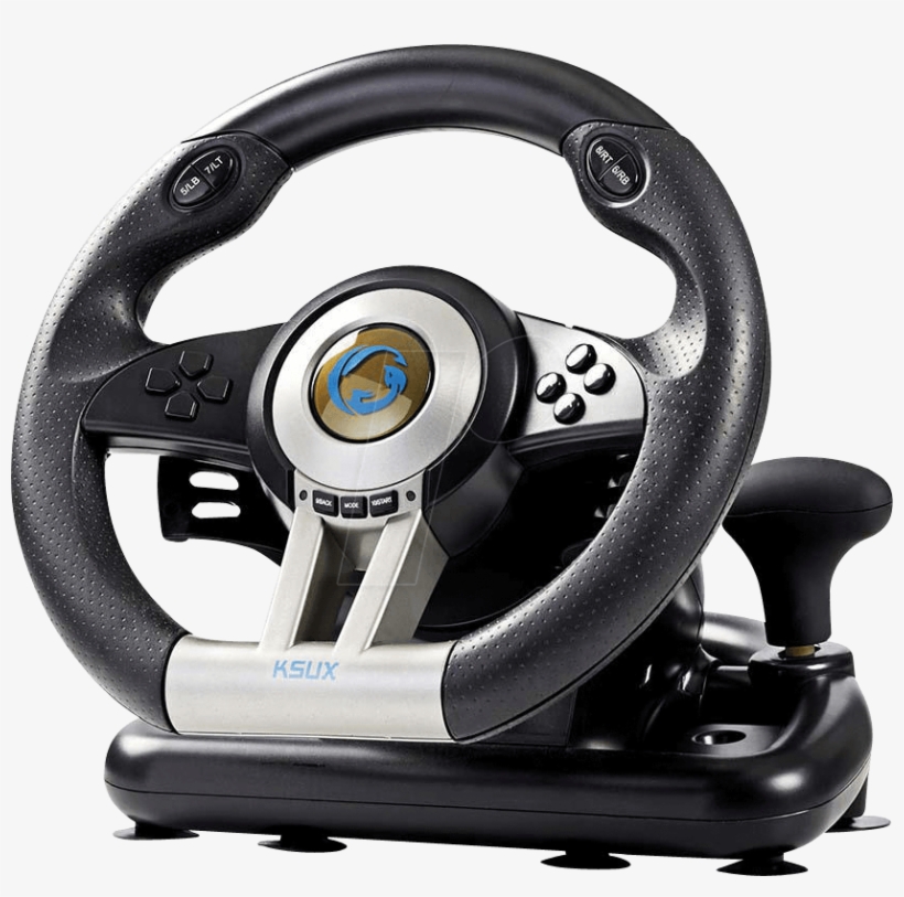 Gaming Steering Wheel, Manual Shifter Option, Foot - Steering Wheel, transparent png