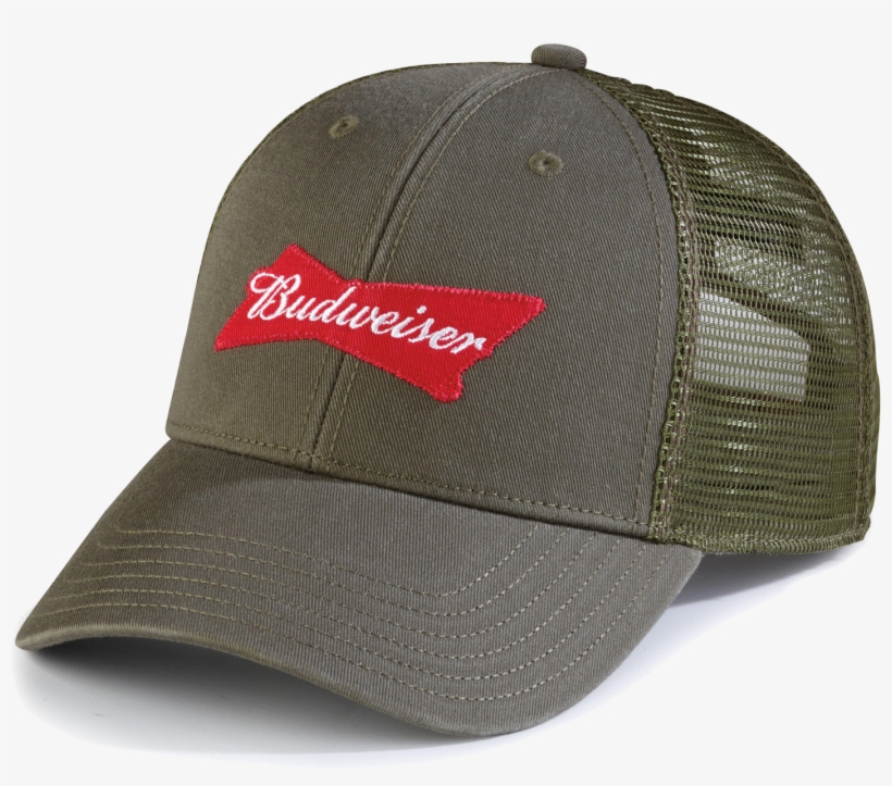 Budweiser Green Military Cap - Baseball Cap, transparent png