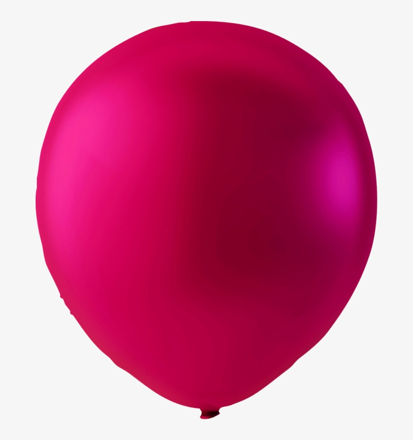 Kumipallot 100kpl, Metallic Pink - Balloon, transparent png