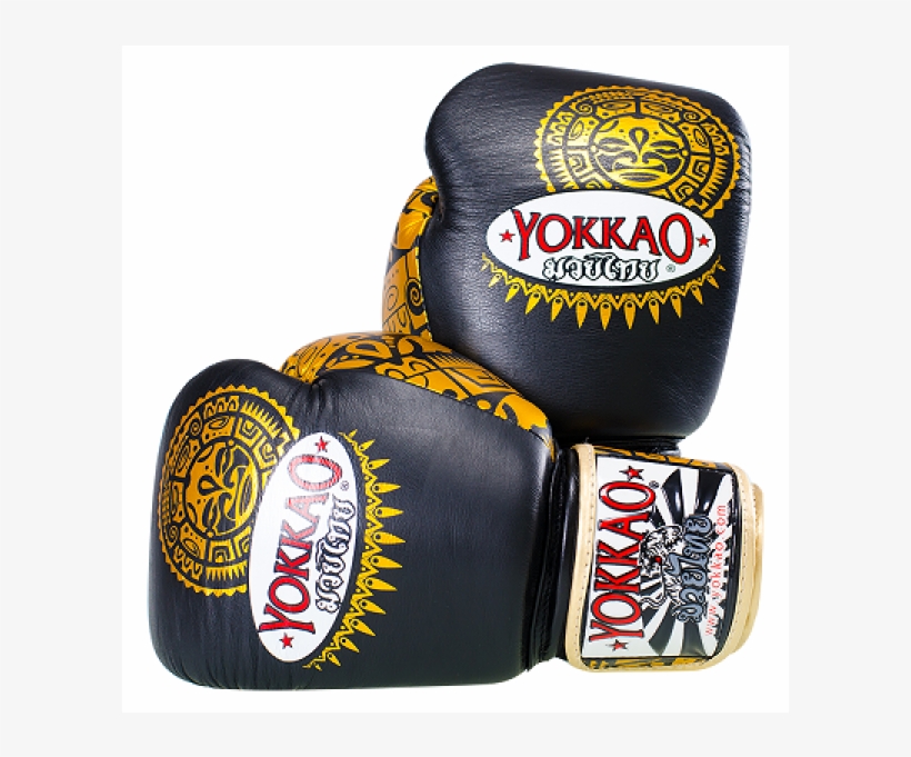 Yokkao Maui Black Gold Boxing Gloves - Yokkao Gloves 10oz, transparent png