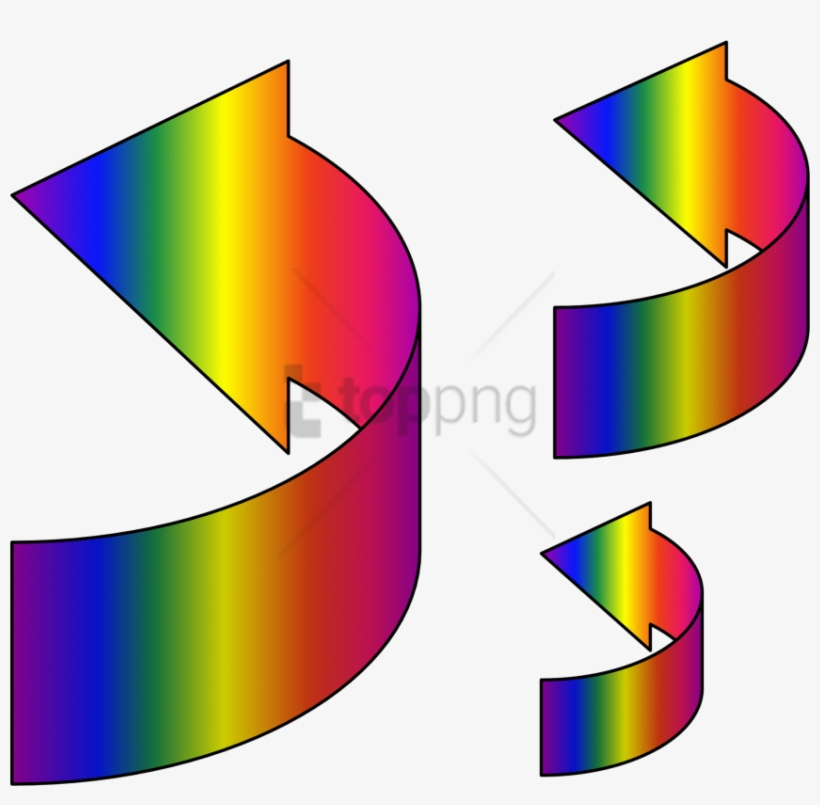 Free Png Flecha Arcoiris Png Image With Transparent ล ก ศร โค ง ส ม วง 850x793 Png Download Pngkit