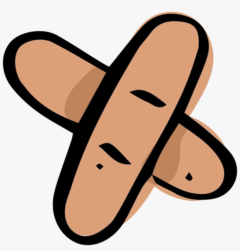Freeuse Band Aid Cartoon Adhesive Clip Art Transprent - Bandage Cartoon Png, transparent png