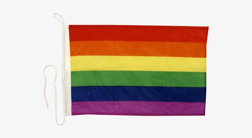 Rainbow Boat Flag 30 X 40 Cm - Flag, transparent png