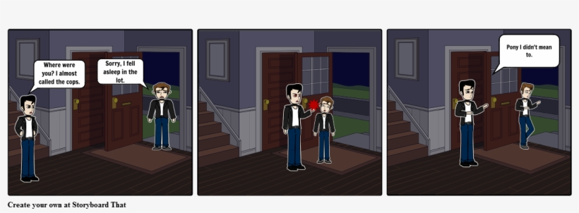 Darry Slapped Pony - Cartoon, transparent png