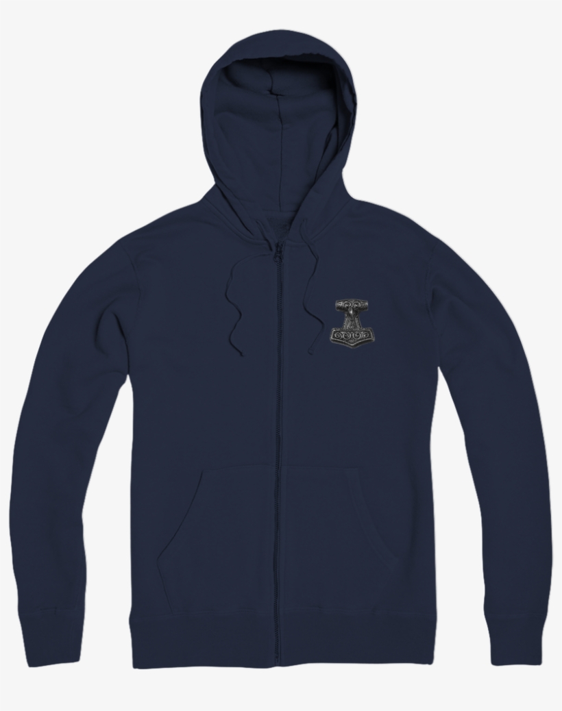 Mjolnir ﻿- Zip Hoodie - Sweatshirt, transparent png