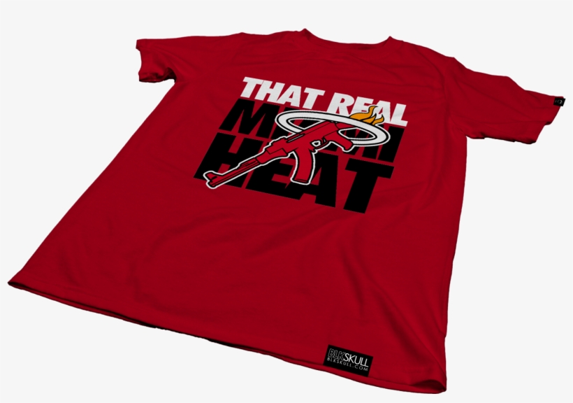 Miamiheat Red5 Web - Active Shirt, transparent png