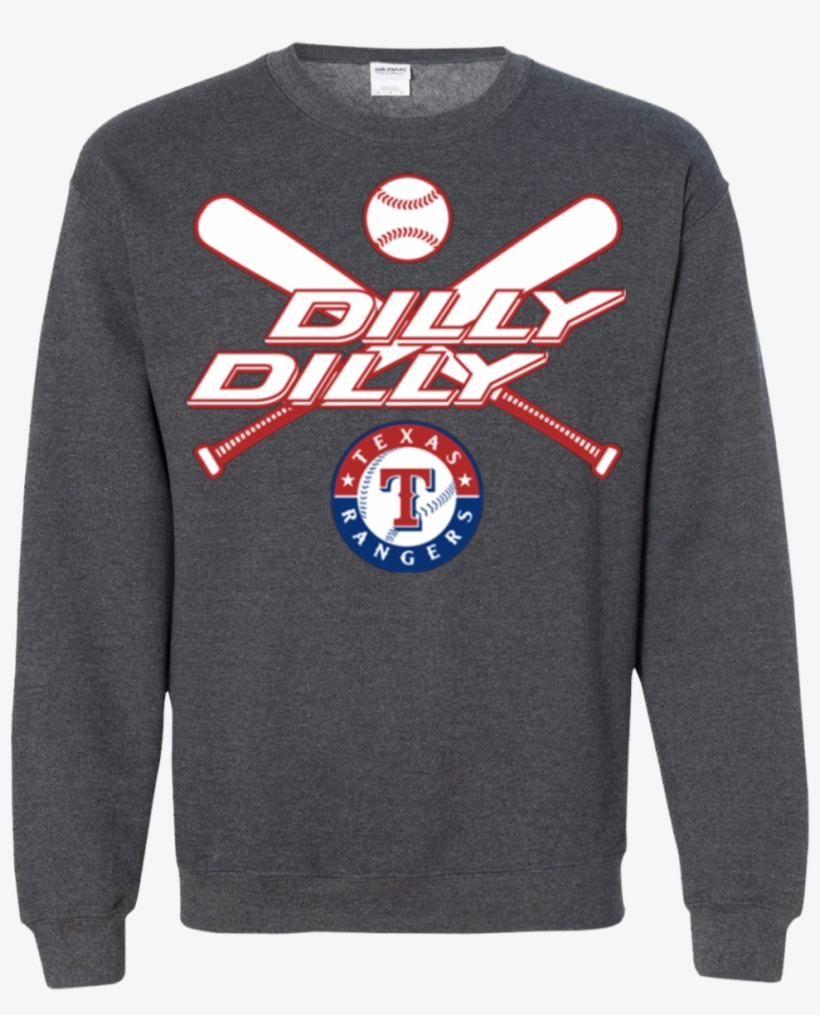 Dilly Dilly Texas Rangers Baseball Sweatshirt - Long-sleeved T-shirt, transparent png