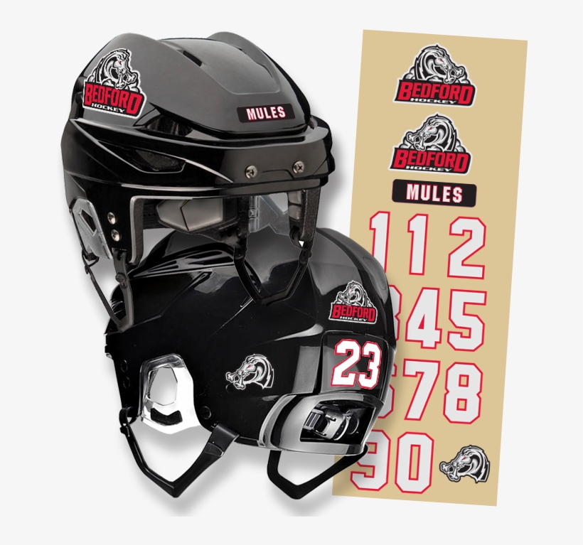 Hockey Helmet Decal Packages - Football Helmet, transparent png