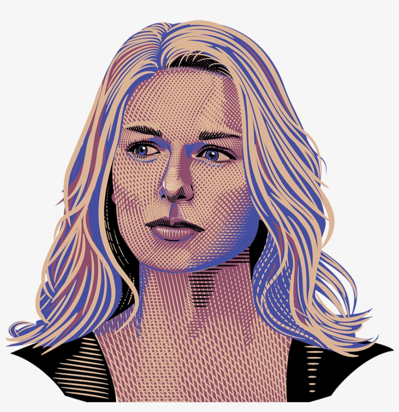 Supergirl Color Detail Vector Illustration - Illustration, transparent png