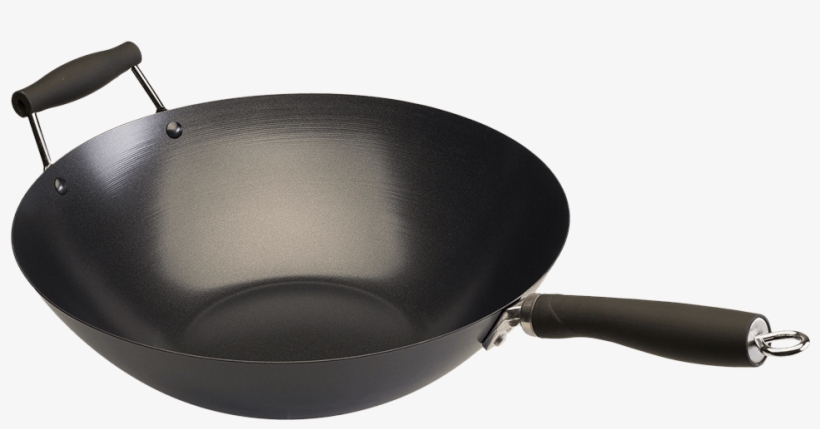 Aço Carbono Panela Wok, transparent png