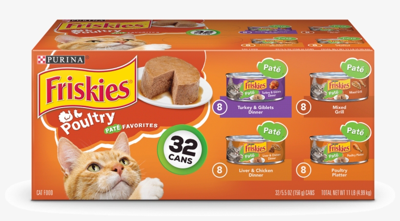 Purina Friskies Pate Wet Cat Food Variety Pack - Friskies Pate, transparent png
