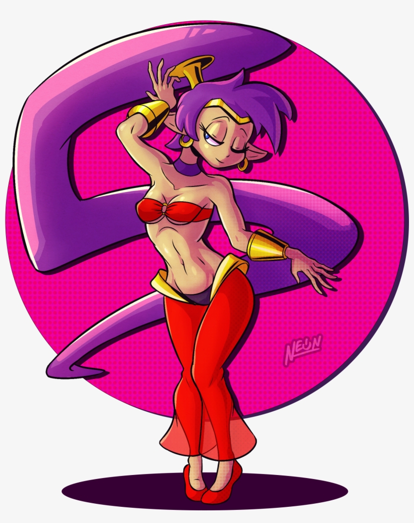 Shantae - Cartoon, transparent png