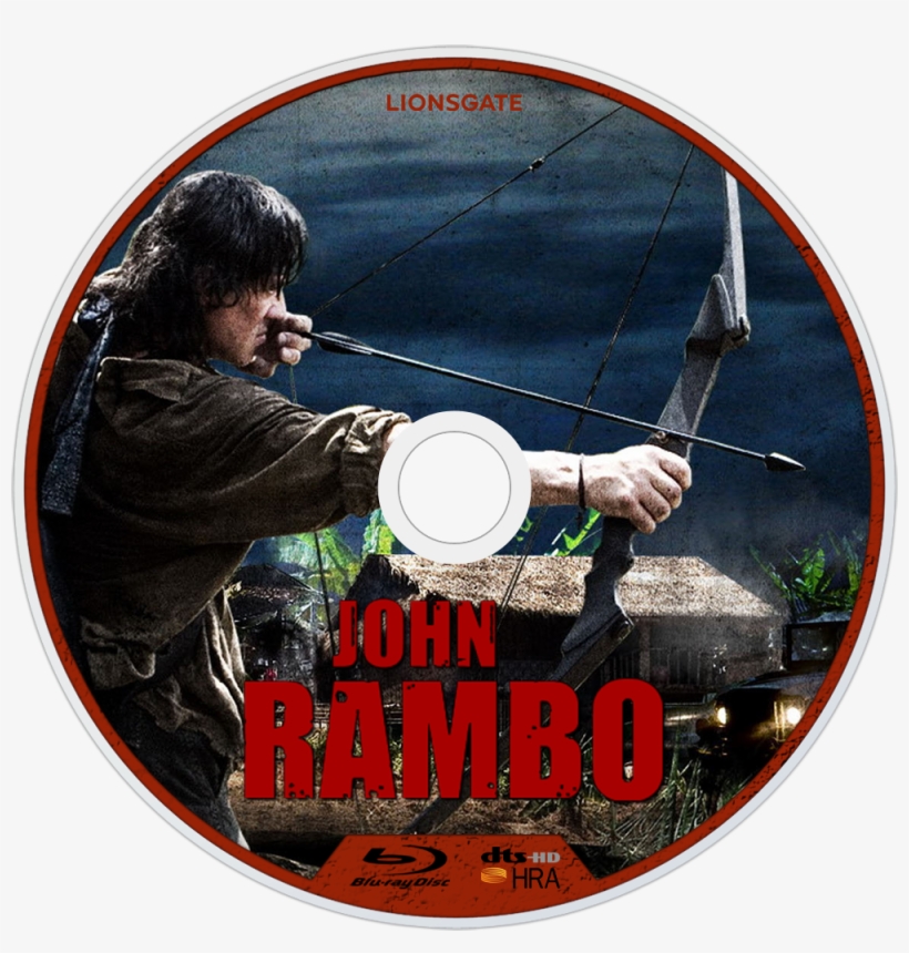 Rambo Bluray Disc Image - John Rambo, transparent png