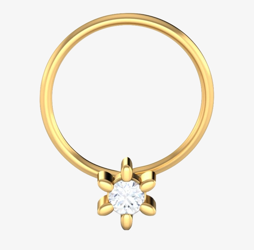 Little Flower Nose Pin - Bangle, transparent png