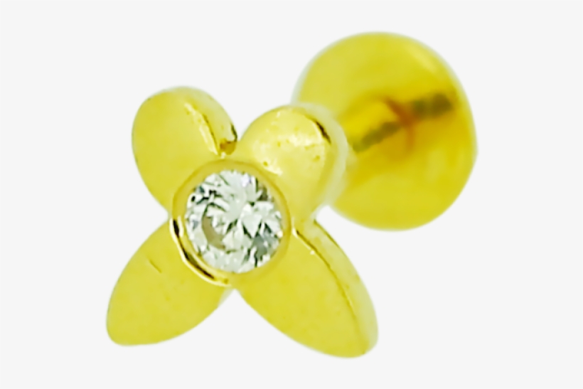 Kolears Casting Besary Nose Pin - Artificial Flower, transparent png