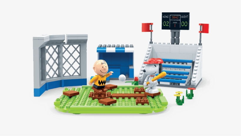 Baseball Field" Building Set By Banbao - Snoopy, transparent png