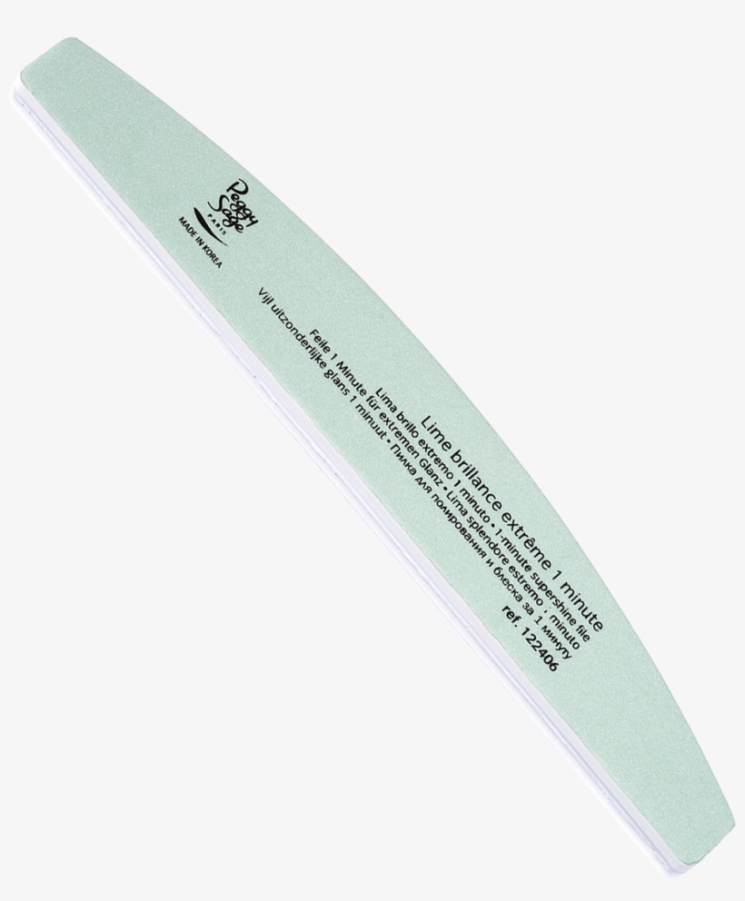Half Moon 2 Way Nail File - Nail File, transparent png