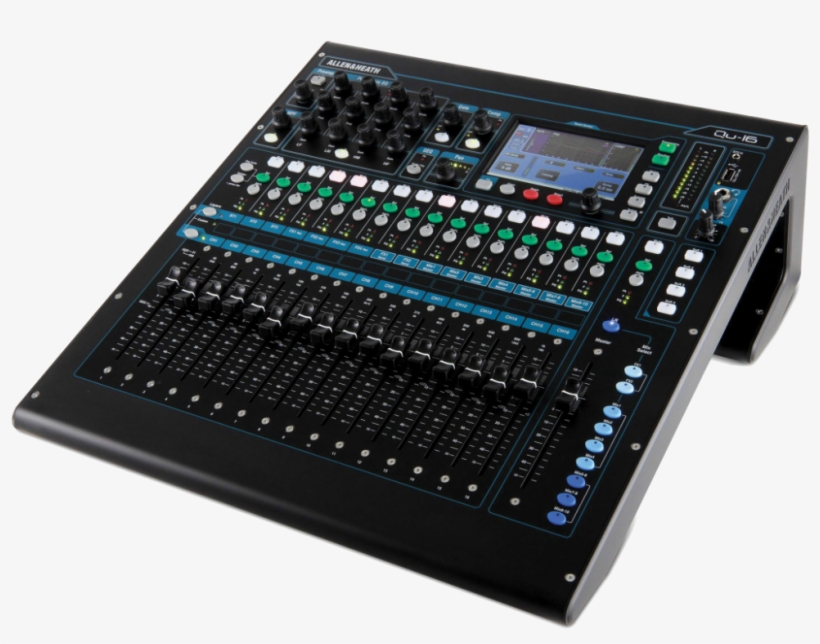 Qu-16 Mixer - Allen & Heath Qu 16, transparent png