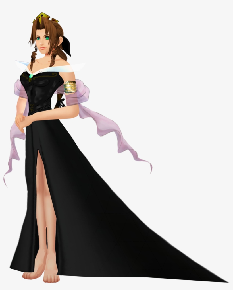 Image Result For Sephiroth Design - Aerith Kingdom Hearts, transparent png
