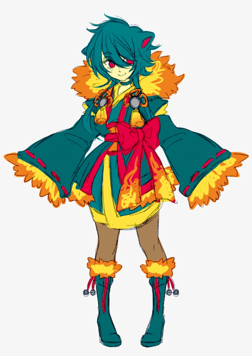 Banmoku Haru My Quilava Gijinka - Quilava Gijinka, transparent png
