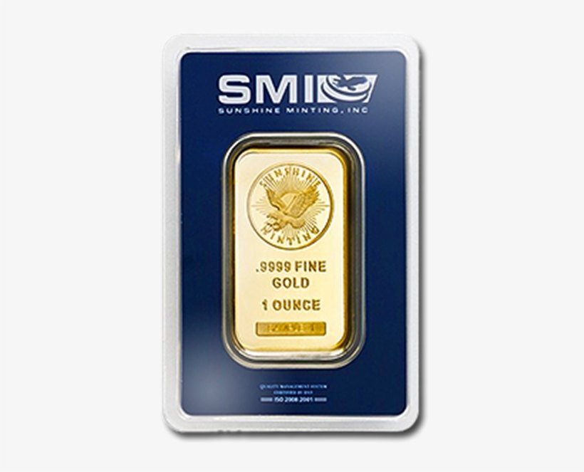 Picture Of 1 Oz Sunshine Mint Gold Bar - 1 Oz Sunshine Mint Gold Wafer Bar, transparent png