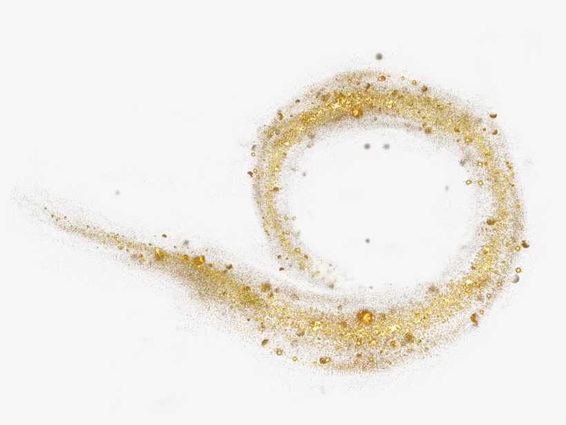 #golden #gold #dust #glitter #magic - Macro Photography, transparent png