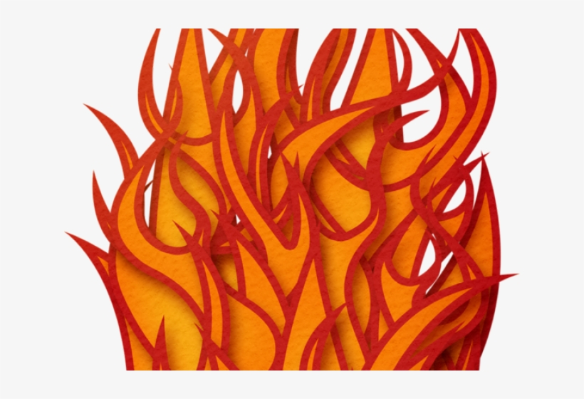Transparent Fire Background - Illustration, transparent png
