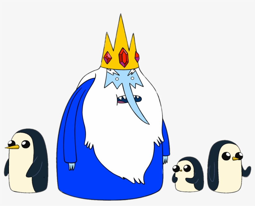 Adventure Time The Ice King And Penguins - Princess Bubblegum Ice King, transparent png
