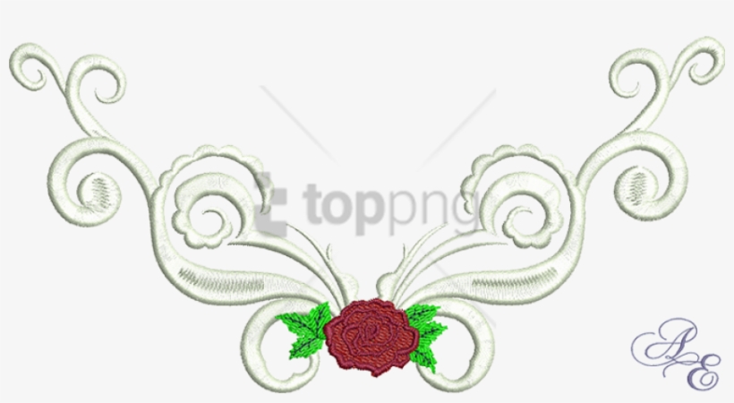 Free Png Download Rose Scroll Png Images Background - Illustration, transparent png