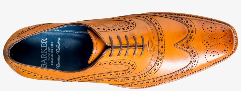Barker Mcclean Cedar Calf Paisley Laser - Slip-on Shoe, transparent png