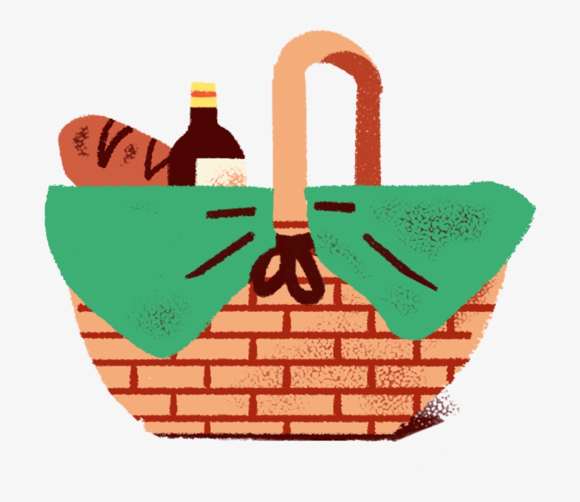 Picnic - Illustration, transparent png