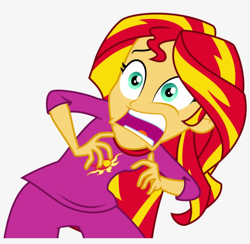 Absurd Res Artist Masem Clothes Equestria - Sunset Shimmer And Maud Pie, transparent png