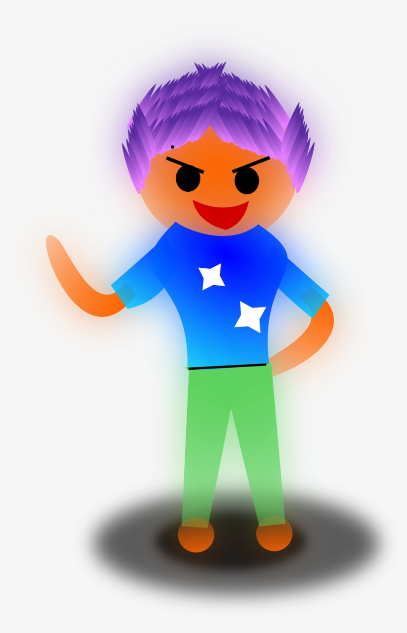Boy Protest Angry - Clip Art, transparent png