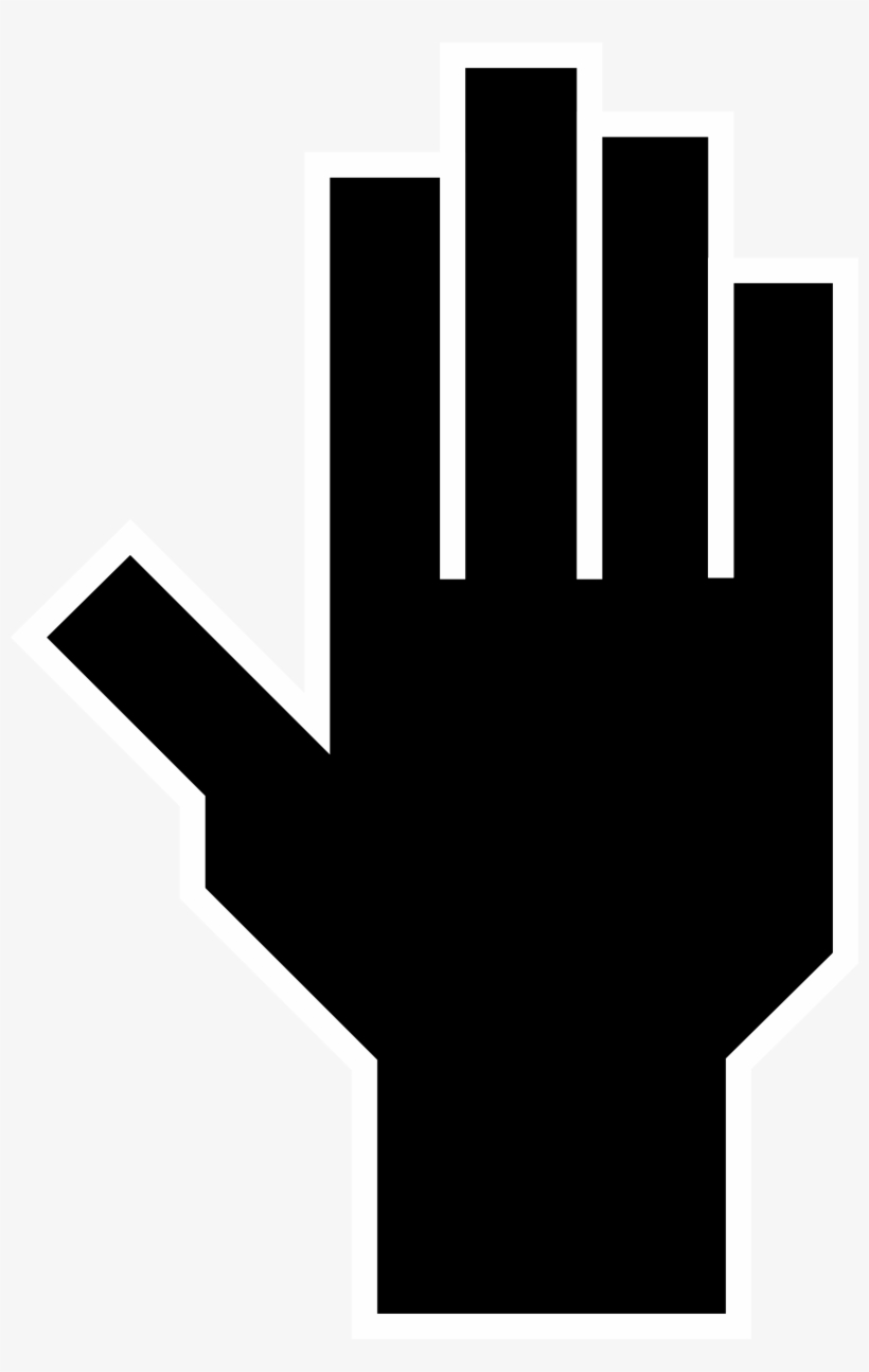 This Free Icons Png Design Of Black Hand 2, transparent png