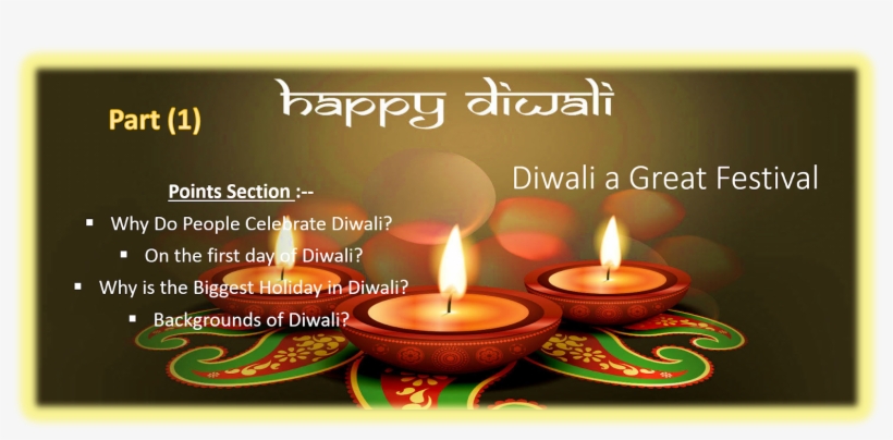 Diwali A Great Festival - Diwali, transparent png