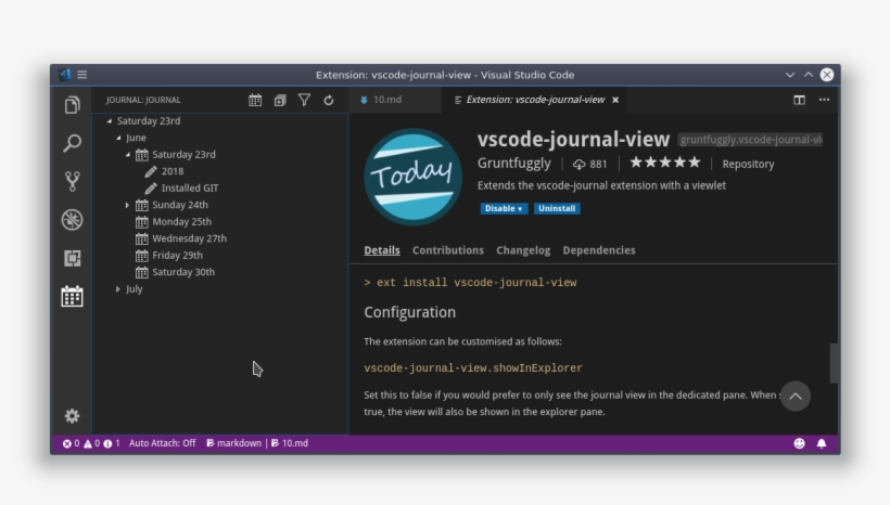 Gruntfuggly/vscode Journal View - Pastel Sublime Text Theme, transparent png