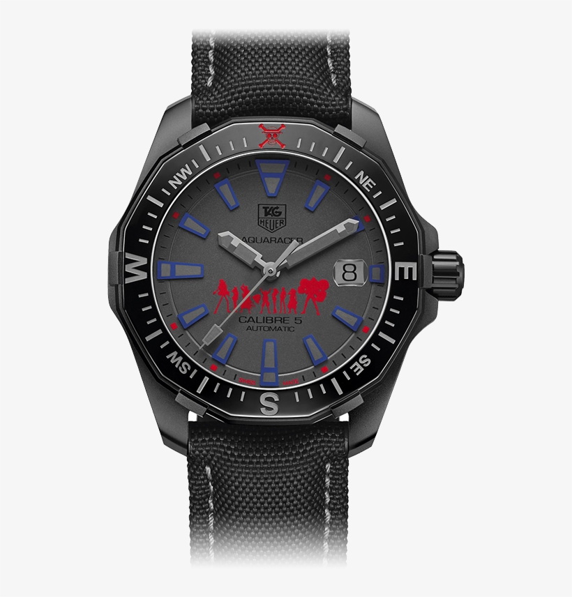 Tag Heuer Aquaracer 300m Calibre 5 One Piece Edition - Tag Heuer, transparent png
